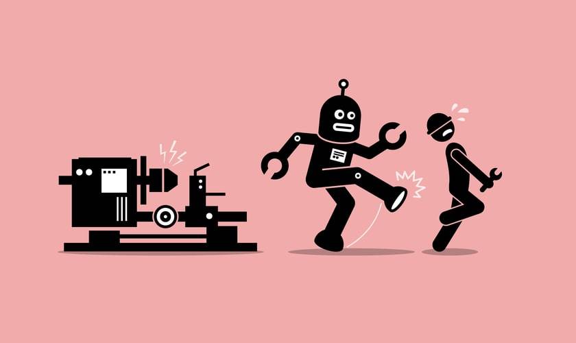 automatización y trabajo, robots, trabajos hechos por máquinas