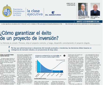 proyecto de inversión, contratos